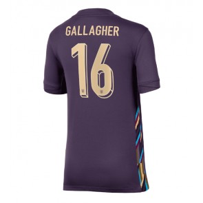 England Conor Gallagher #16 Replika Udebanetrøje Dame EM 2024 Kortærmet